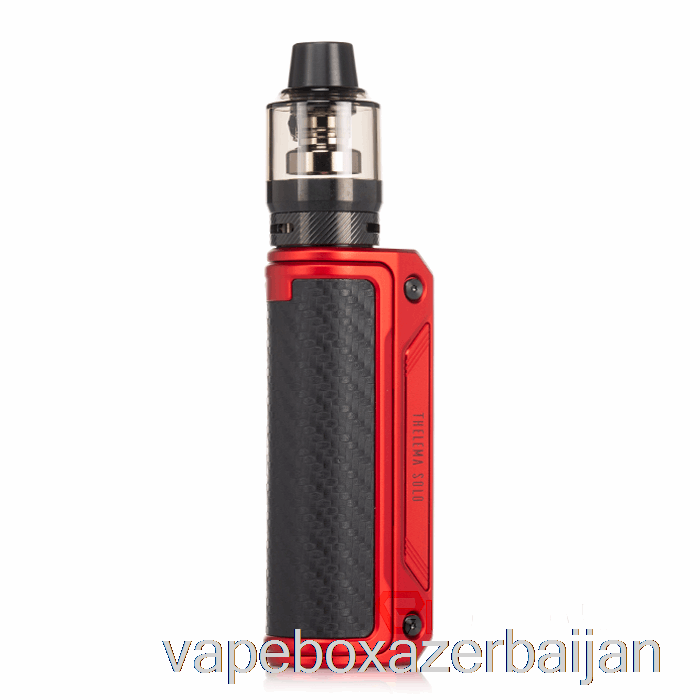 Vape Azerbaijan Lost Vape Thelema Solo 100W Starter Kit Matte Red / Carbon Fiber